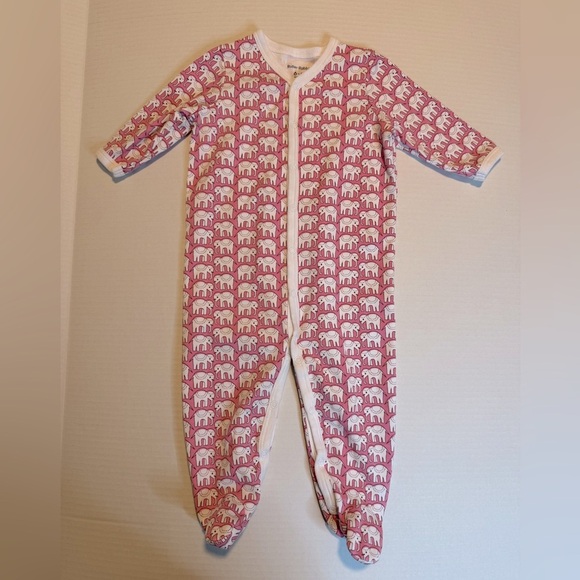 Roller Rabbit Elephant Pajamas Size 6-9M - Picture 1 of 3